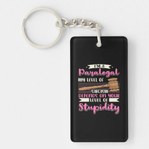 I Am A Paralegal Key Ring