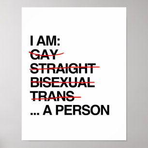 I AM A PERSON POSTER