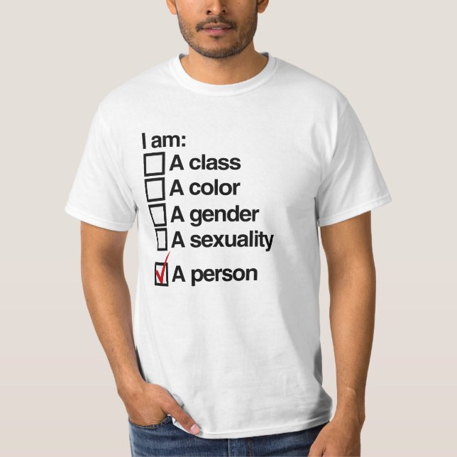 I am a person T-Shirt (Front)