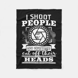 I Am A Photographer Fleece Blanket