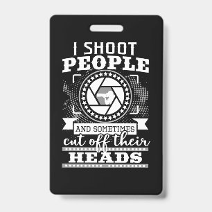 I Am A Photographer ID Badge