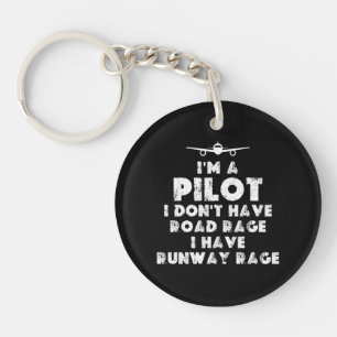 I am a Pilot Funny Key Ring
