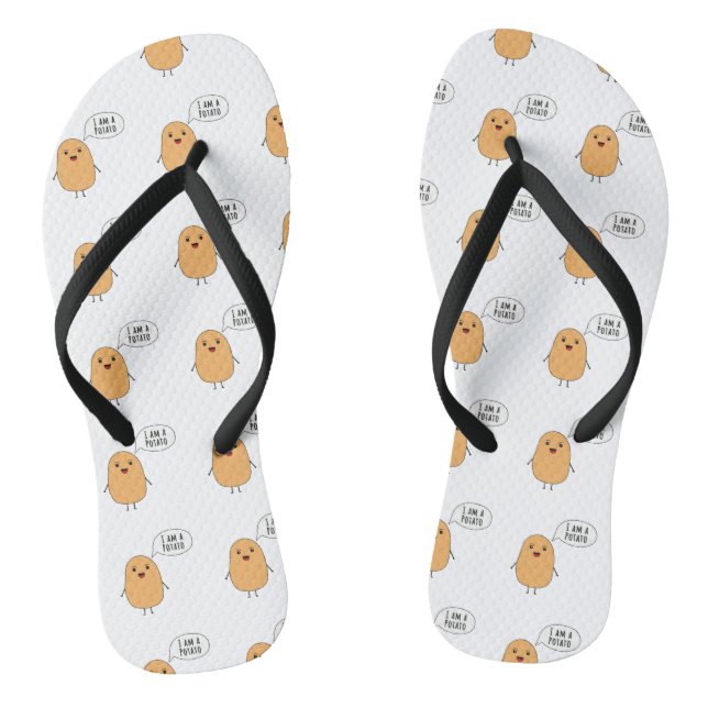 I am a potato jandals (Footbed)
