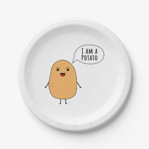 I am a potato paper plate