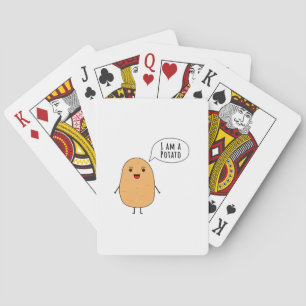 I am a potato playing cards