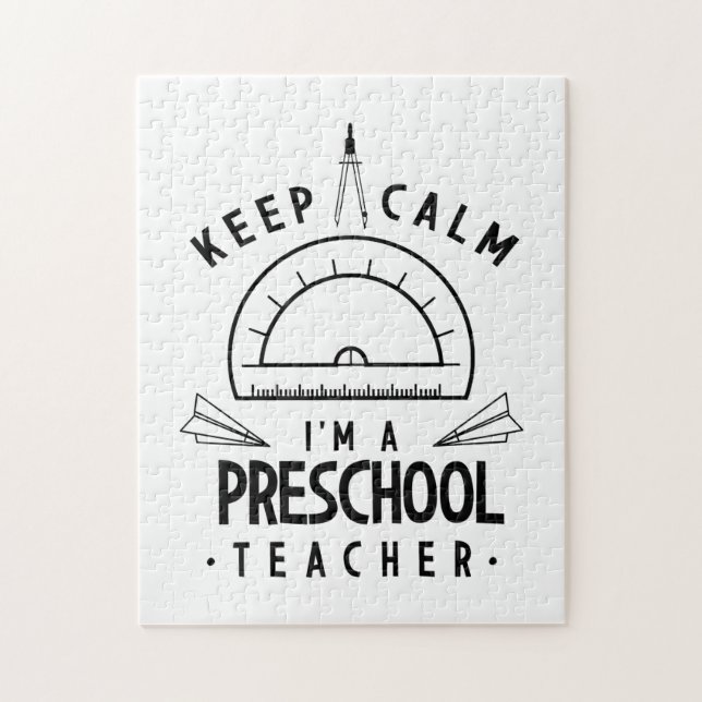 I Am A Preschool Teacher Jigsaw Puzzle (Vertical)
