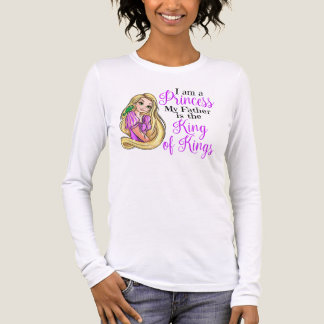 I am a princess Rapunzel women's long sleeve shirt
