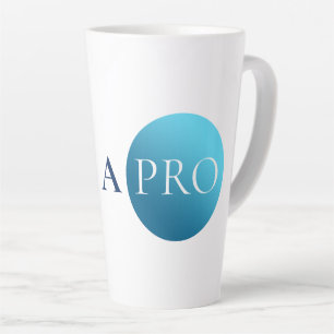 I AM A PRO   Bold Minimalist Blue Circle Mug