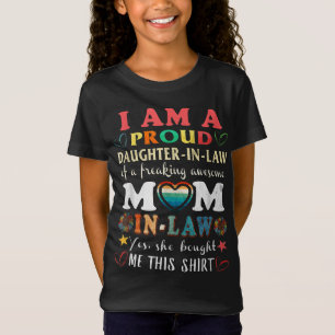 I Am A Proud Daughter In Law Of Freaking Awesome T-Shirt