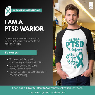 I Am a PTSD Warrior 3/4 Sleeve T-Shirt