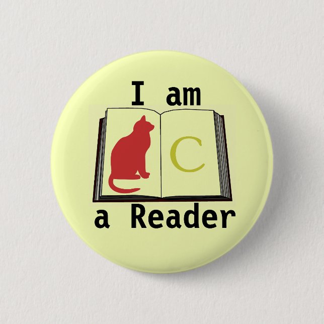 I am a Reader Button (Front)