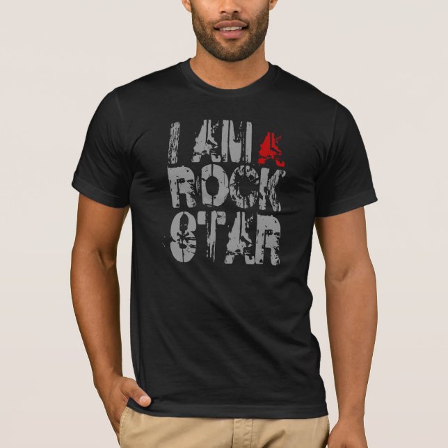 I Am A Rock Star T-Shirt (Front)