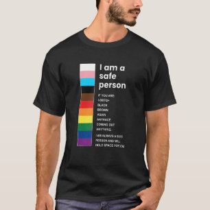 I Am A Safe Person Lgbt Gay Pride T-Shirt