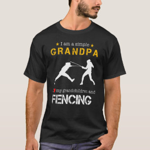 I Am A Simple Grandpa I Love My Grandchildren And T-Shirt