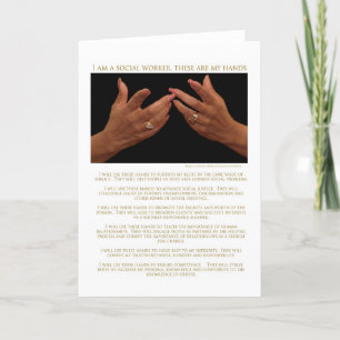 I Am A Social Worker, These Are My Hands Cards