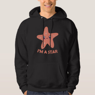 I Am A Star Starfish Admire Famous Pun Hoodie
