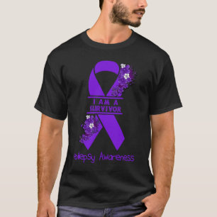 I Am A Survivor Epilepsy Awareness T-Shirt