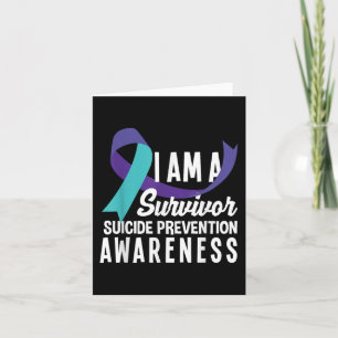 I Am A Survivor Suicide Prevention Awareness _2  Card