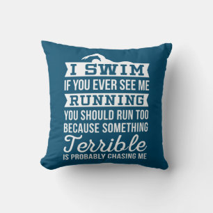 I Am A Swimmer Cushion