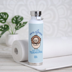 I am a tenderness in the background water bottle