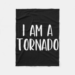 I Am A Tornado Halloween I'm Simple Costume Easy F Fleece Blanket