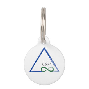 I Am A Triangle Dog Tag