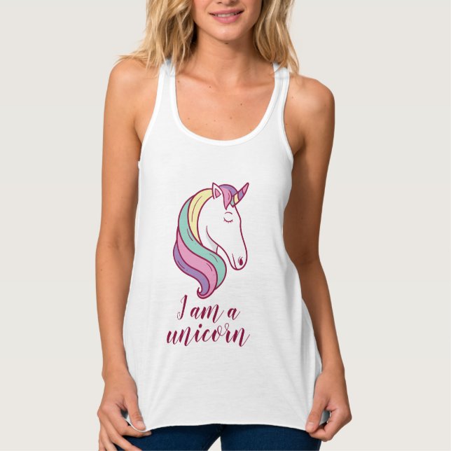 I Am a Unicorn Singlet (Front)