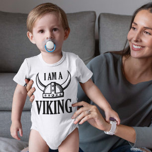I Am A Viking Baby Bodysuit