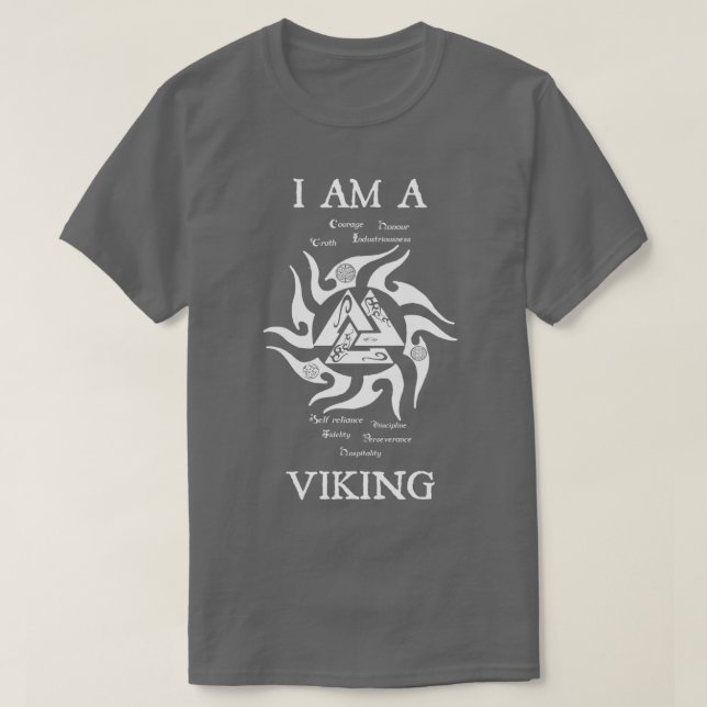 I am a Viking valknut 2 T-Shirt (Design Front)