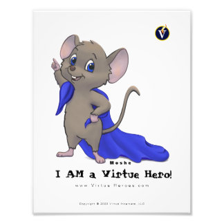 I AM a Virtue Hero Print: Moshe Photo Print