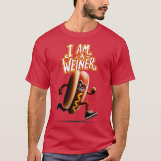I Am A Weiner Winner Running Hotdow T-Shirt