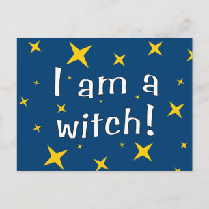 I Am a Witch Postcard
