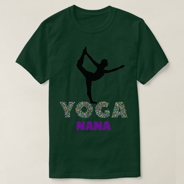 I AM A YOGA NANA T-Shirt (Design Front)