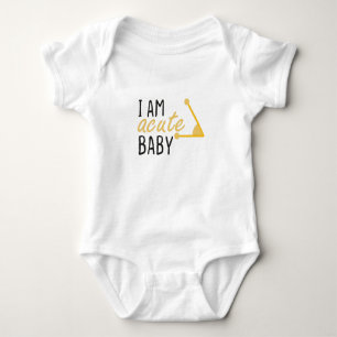 I am Acute Baby Yellow, Math Baby,New Mom Gift Baby Bodysuit