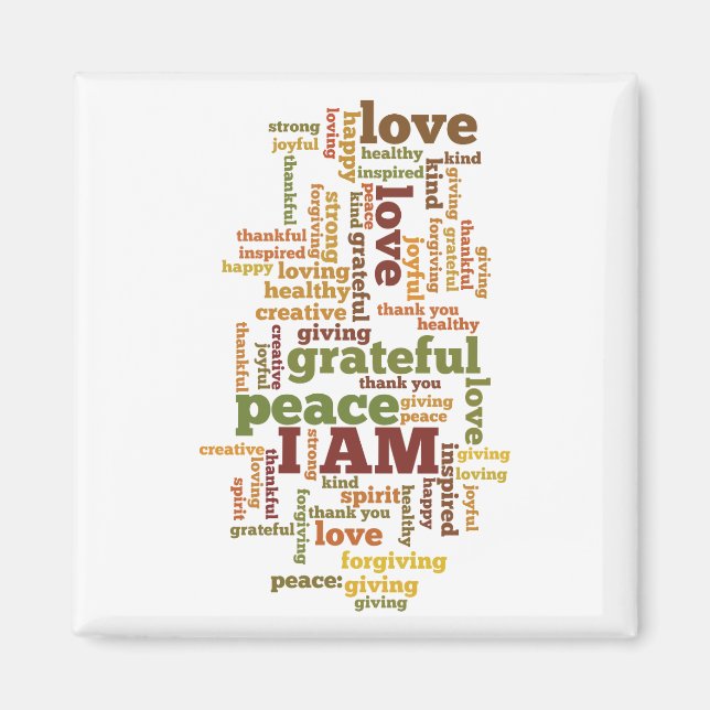 I AM Affirmations Magnet (Front)