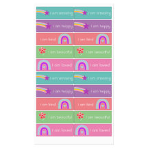 I am affirmations stickers