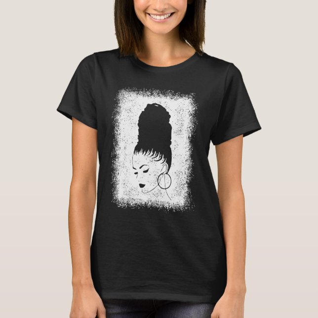 I am Afro Black Strong Queen Woman T-Shirt (Front)