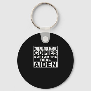 I Am Aiden Fun Shirt Funny D Key Ring