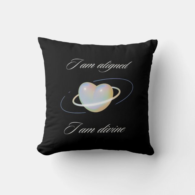 I am Aligned Aesthetic Cushion (Front)