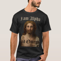 I am Alpha and Omega Jesus Christ painting Raphael