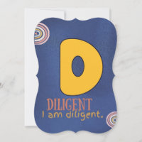 I AM ALPHABET D AFFIRMATION CARD FOR KIDS