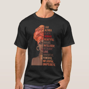 I Am Althea Black Woman History Month 2020 Pride M T-Shirt