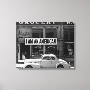 I Am An American, 1942 Canvas Print