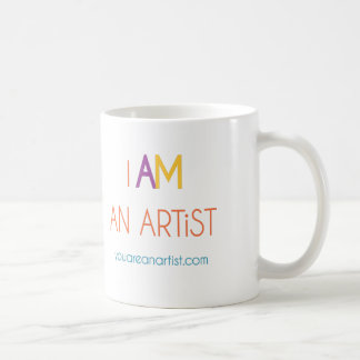 I AM an ARTiST mug