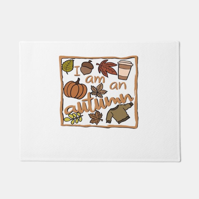 I am an Autumn Classic T-Shirt Doormat (Front)