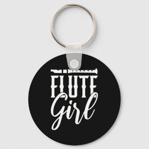 I Am An Flute Girl Key Ring