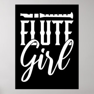 I Am An Flute Girl Poster