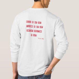 I AM ART Written Words Logo - T.R.K FASHION TSHIRT