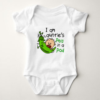I Am Auntie's Pea In A Pod Baby Bodysuit