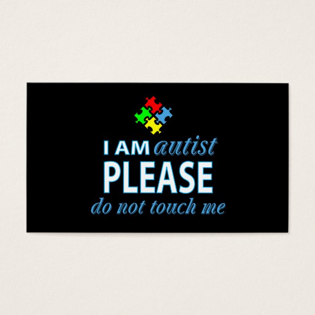 I am autist (Front)